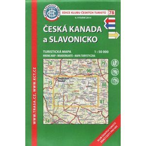 Česká Kanada a Slavonicko - mapa KČT č.78 - 1:50 000