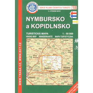Nymbursko a Kopidlnsko - mapa KČT 18 - 1:50t