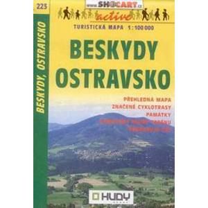 Beskydy, Ostravsko - mapa Shocart č.223 - 1:100t