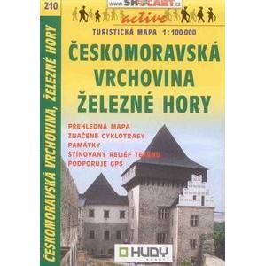 Českomoravská vrchovina, Železné hory - mapa Shocart č.210 - 1:100t