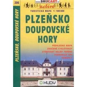 Plzeňsko, Doupovské hory - mapa Shocart č.206 - 1:100t
