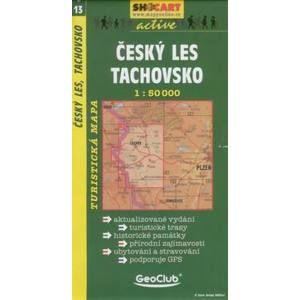 Český les - Tachovsko - mapa SHc13 - 1:50t