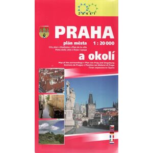 Praha 1:20 000 - plán Žaket - vydání 2010