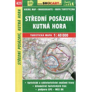 Střední Posázaví, Kutná Hora - mapa SHOCart č. 423 - 1:40 000