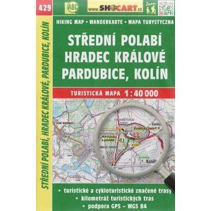 Střední Polabí, Hradec Králové, Pardubice, Kolín - mapa SHOCart č. 429 - 1:40 000