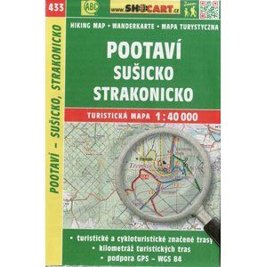 Pootaví, Sušicko, Strakonicko - mapa SHOCart č. 433 - 1:40 000