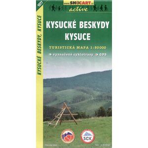 Kysucké Beskydy, Kysuce - mapa SHc1077 - 1:50 000