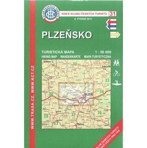 Plzeňsko - mapa KČT č.31 - 1:50t