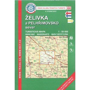 Želivka a Pelhřimovsko sever - mapa KČT č.44 - 1:50t