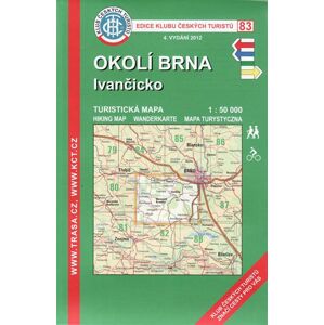 Okolí Brna - Ivančicko - mapa KČT č.83 - 1:50t