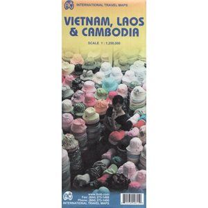 Vietnam, Laos, Cambodia - mapa ITM 1:1 250 000