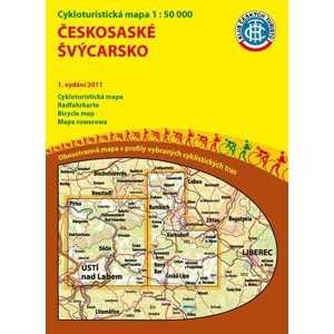 Českosaské Švýcarsko - cyklomapa Klub českých turistů 1:50 000 - 1. vydání 2011