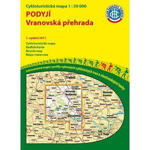 Podyjí - Vranovská přehrada - cyklomapa Klub českých turistů 1:50 000 - 1. vydání 2011