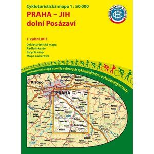 Praha - jih - dolní Posázaví - cyklomapa Klub českých turistů 1:50 000