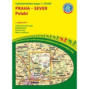 Praha - sever - Polabí - cyklomapa Klub českých turistů 1:50 000