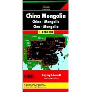 Čína Mongolsko 1:4 000 000