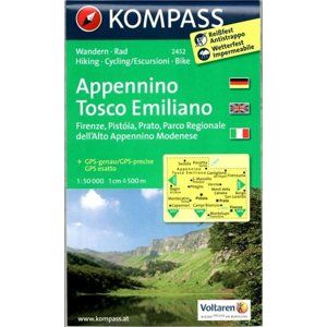 Appennino Tosco Emilianoi - č.2452 - 1:50 000 /Itálie/