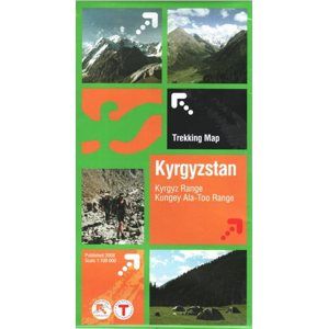 Kyrgyzstan - Kungey Ala-Too Range - 1:100 000