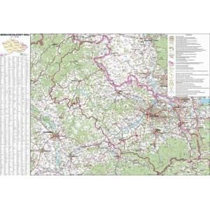 Kraj - Moravskoslezský -ZES- 1:150 000 - nástěnná mapa