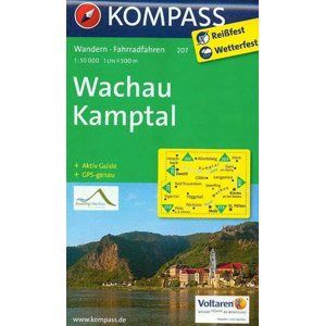 Wachau, Nibelungengau - mapa Kompass č.207 - 1:50t /Rakousko/
