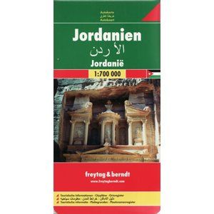 Jordánsko - mapa FR 1:700