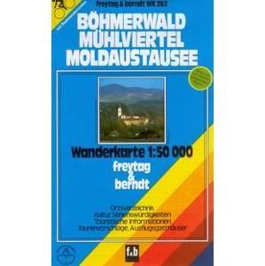 Bhmerwald /Šumava/, Mühlviertel, Moldaustausee - mapa WK262 - 1:50t /Rakousko,Německo,Česká republik