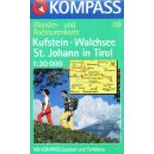 Kufstein, Walchsee, St. Johann in Tirol - mapa Kompass č.09 - 1:30t /Rakousko/