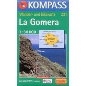 Gomera - - mapa Kompass č.231 - 1:30t