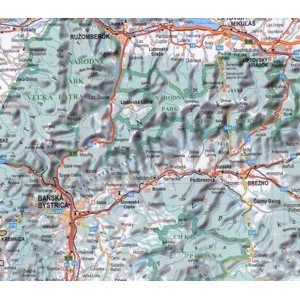 Slovenská republika - 1:400 000 - nástěnná mapa /BB Kart/