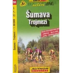 Šumava - Trojmezí - cyklo SHc156 - 1:60t