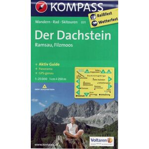 Dachstein, Ramsau, Filzmoos - mapa Kompass č.031 - 1:25 000 /Rakousko/
