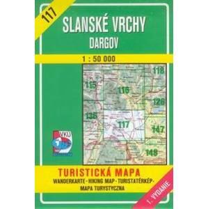 Slanské vrchy, Dargov - mapa VKÚ č.117 - 1:50 000 /Slovensko/