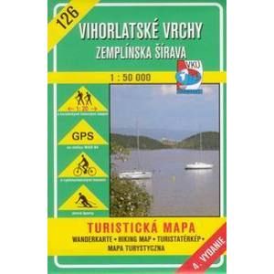 Vihorlatské vrchy, Zemplínská Šírava - mapa VKÚ č.126 - 1:50 000 /Slovensko/