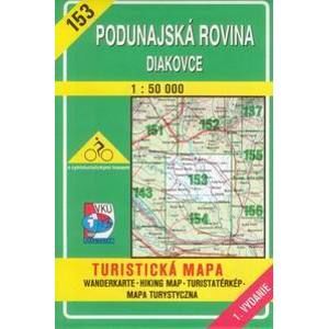 Podunajská rovina, Diakovce - mapa VKÚ č.153 - 1:50 000 /Slovensko/