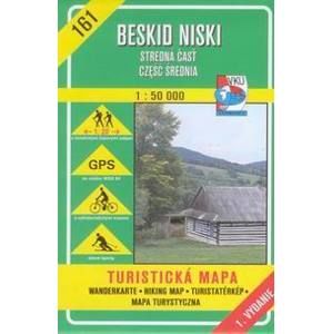 Beskid Niski - střed - mapa VKÚ č.161 - 1:50 000 /Slovensko,Polsko/
