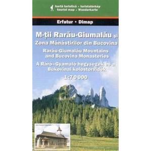 Rumunsko - Muntii Rarau-Giumalau, kláštery Bukoviny - mapa Dimap č.30 - 1:70 000