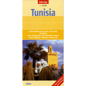 Tunisko - mapa Nelles 1:750 000
