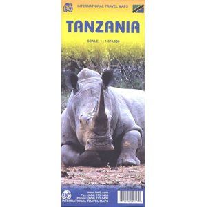 Tanzania - mapa ITM - 1:1,370M