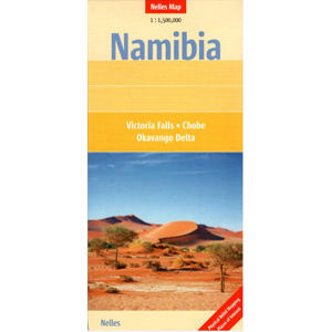 Namibie - mapa Nelles - 1:1 500 000