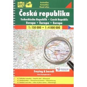 Česká republika - autoatlas Freytag - 1:150 0000 + Evropa 1:4 000 000