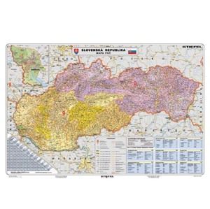 Slovenská republika - PSČ - 1:340 000 - nástěnná mapa /Stiefel/