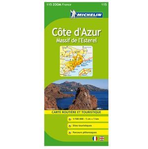 Francie - Cote dAzur - Massif de lEsterel - mapa Michelin č.115 - 1:100 000
