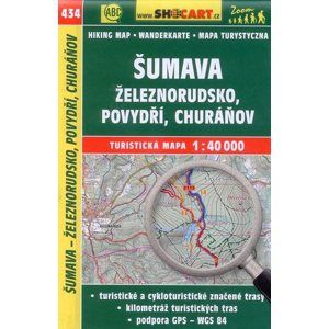 Šumava - Železnorudsko, Povydří, Churáňov - mapa SHOCart č. 434 - 1:40 000