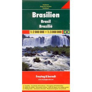 Brazílie - mapa Freytag & Berndt 1:2 000 000 / 1:3 000 000