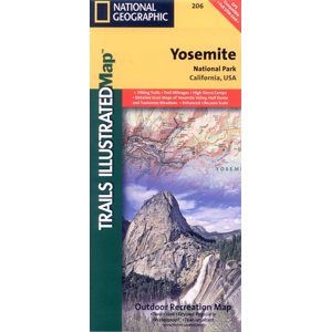 USA - Yosemite National Park - mapa National Geographic 1:100 000