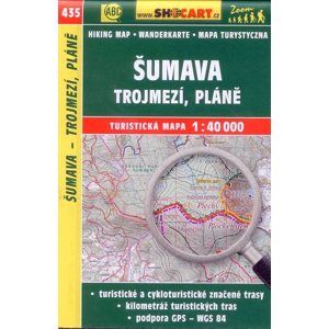Šumava - Trojmezí, Pláně - mapa SHOCart č.435 - 1:40 000