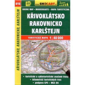 Křivoklátsko, Rakovnicko, Karlštejn - mapa SHOCart č.416 - 1:40 000