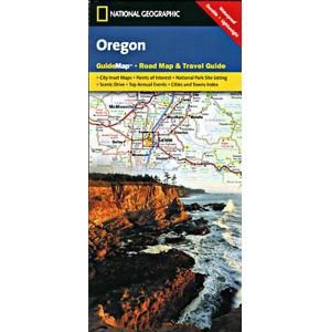 Oregon - mapa National Geographic