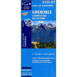 IGN mapa Grenoble 1:25 000