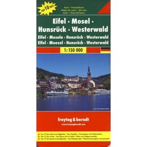 Cyklomapa Eifel - Mosel - Hunsrück 1: 150 tis.